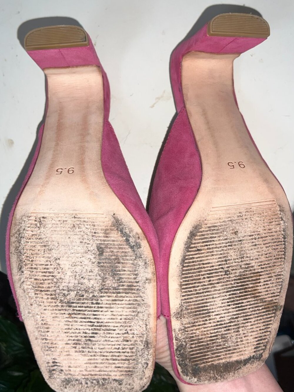 Well-worn heels